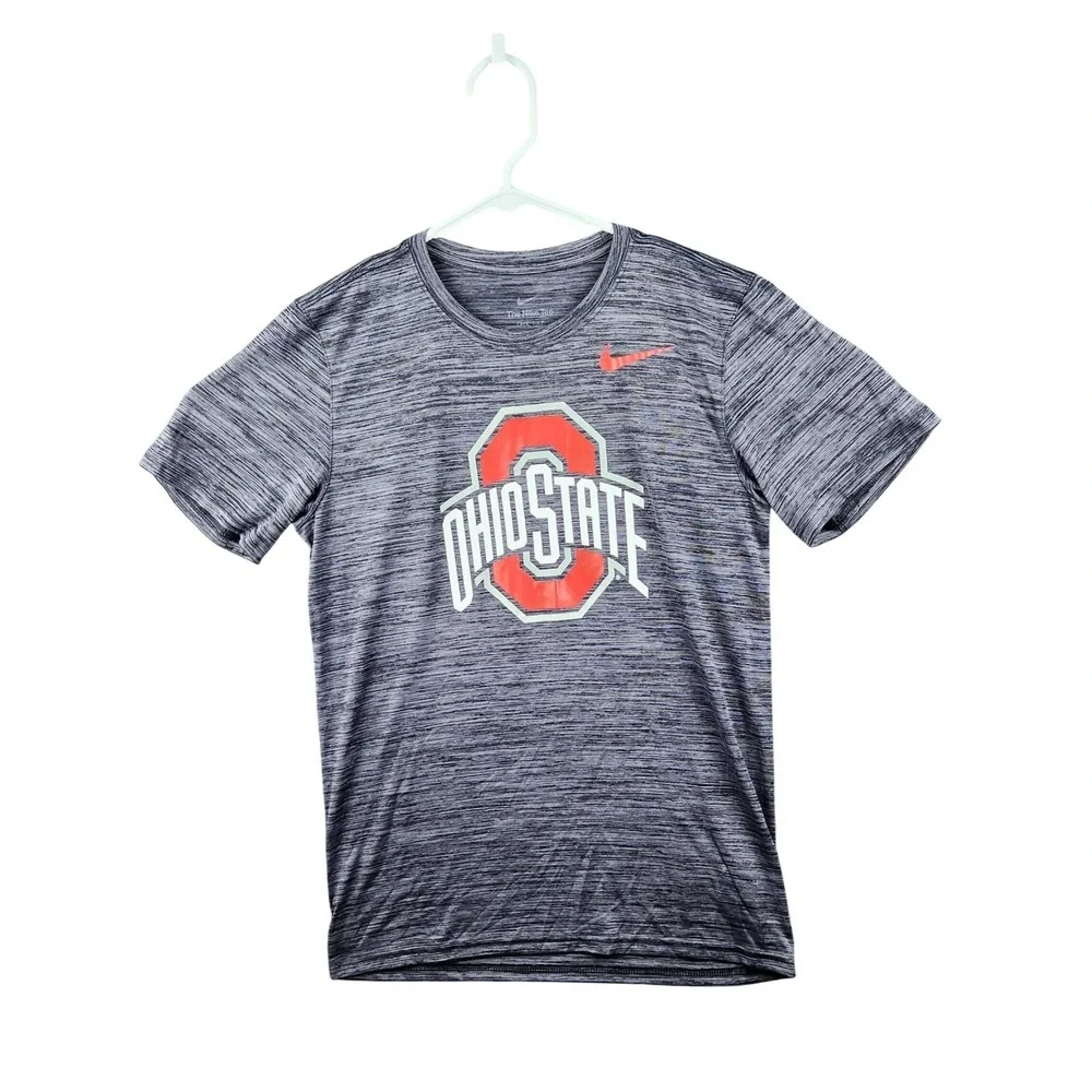 Nike The Nike Tee Ohio State Buckeyes Dri-FIT T-Shirt‎ Gray Heathered